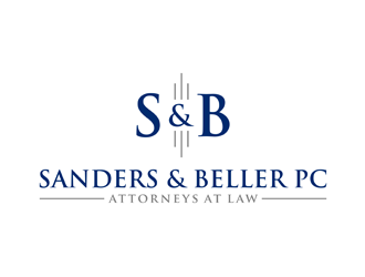 Sanders & Beller PC Attorneys at Law logo design by alby