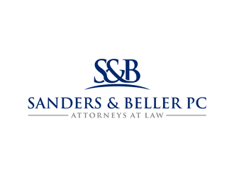 Sanders & Beller PC Attorneys at Law logo design by alby
