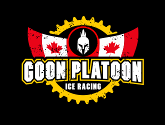 Goon Platoon Ice Racing logo design by kopipanas