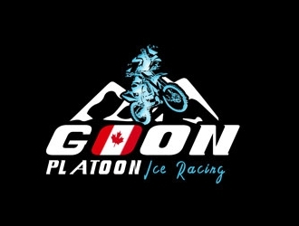 Goon Platoon Ice Racing logo design by bougalla005