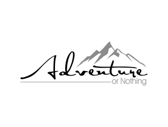 adventure or nothing logo design by qqdesigns