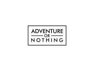 adventure or nothing logo design by johana
