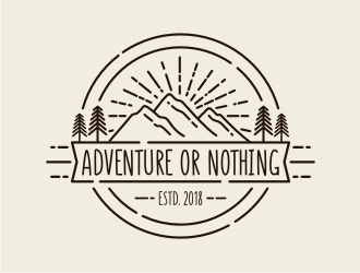 adventure or nothing logo design by GemahRipah