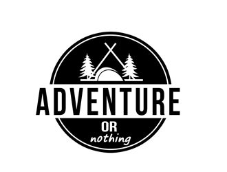 adventure or nothing logo design by bougalla005