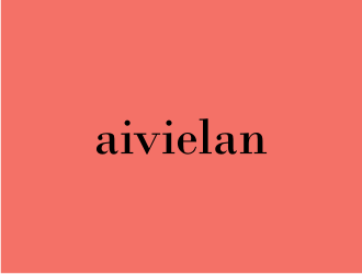 aivielan (it can be all caps or all lower case) logo design by asyqh