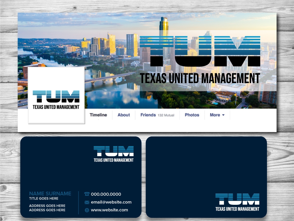 (TUM) Texas United Management Corp. logo design by jaize