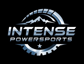 Intense Powersports logo design by ORPiXELSTUDIOS