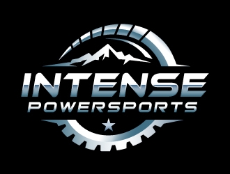 Intense Powersports logo design by ORPiXELSTUDIOS