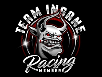 Team Insane Racing logo design by DreamLogoDesign