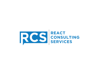 React Consulting Services - We also use RCS logo design by qonaah