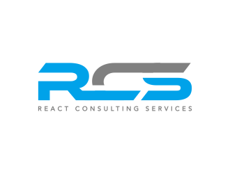 React Consulting Services - We also use RCS logo design by ellsa