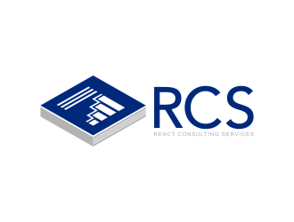 React Consulting Services - We also use RCS logo design by ellsa