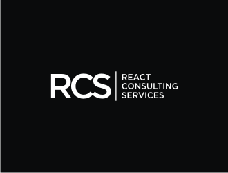 React Consulting Services - We also use RCS logo design by Adundas
