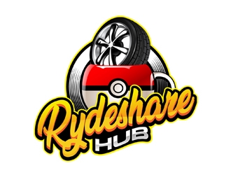 Rydeshare Hub logo design by DreamLogoDesign