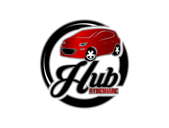 Rydeshare Hub logo design by done