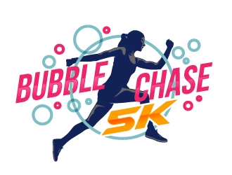 bubble chase 5k logo design by dasigns