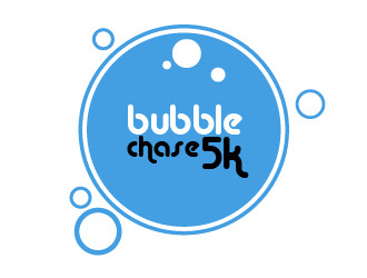 bubble chase 5k logo design by AnuragYadav