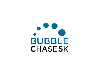 bubble chase 5k logo design by Nurmalia