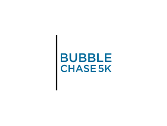 bubble chase 5k logo design by Nurmalia