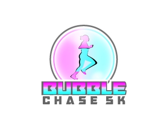 bubble chase 5k logo design by samuraiXcreations
