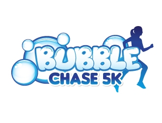 bubble chase 5k logo design by jaize
