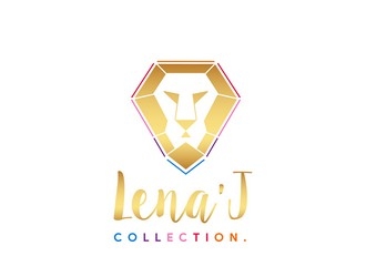 LenaJ COLLECTION. logo design by ksantirg