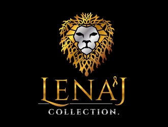 LenaJ COLLECTION. logo design by jaize