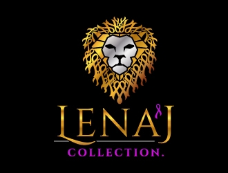 LenaJ COLLECTION. logo design by jaize
