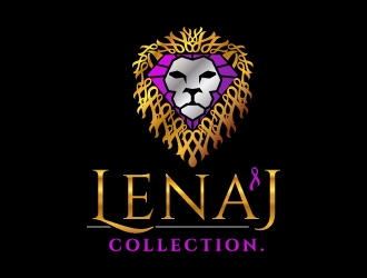 LenaJ COLLECTION. logo design by jaize
