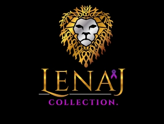 LenaJ COLLECTION. logo design by jaize