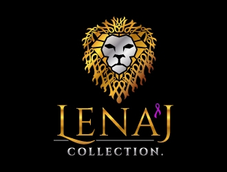 LenaJ COLLECTION. logo design by jaize
