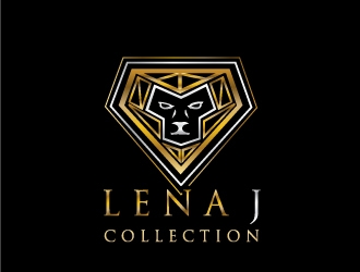 LenaJ COLLECTION. logo design by samuraiXcreations
