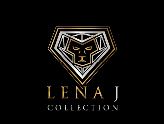 LenaJ COLLECTION. logo design by samuraiXcreations