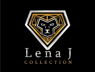 LenaJ COLLECTION. logo design by samuraiXcreations