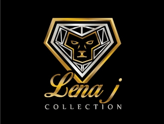 LenaJ COLLECTION. logo design by samuraiXcreations