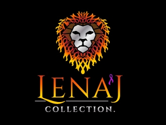 LenaJ COLLECTION. logo design by jaize