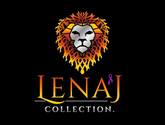 LenaJ COLLECTION. logo design by jaize