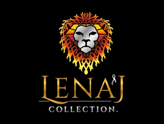 LenaJ COLLECTION. logo design by jaize