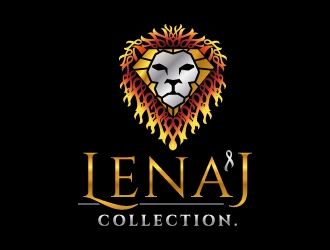 LenaJ COLLECTION. logo design by jaize
