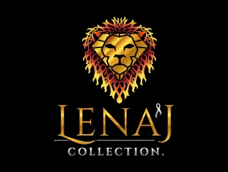 LenaJ COLLECTION. logo design by jaize