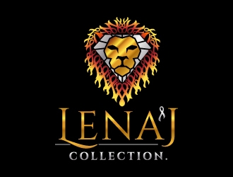 LenaJ COLLECTION. logo design by jaize