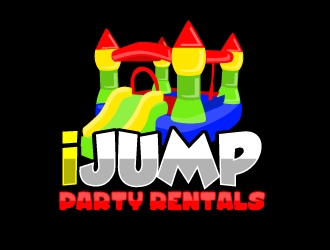 IJUMP PARTY RENTALS logo design by ElonStark