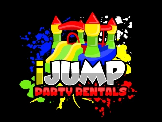 IJUMP PARTY RENTALS logo design by ElonStark