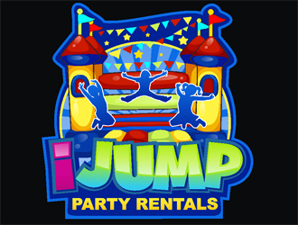 IJUMP PARTY RENTALS logo design by coco