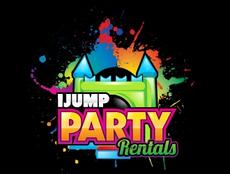 IJUMP PARTY RENTALS logo design by Suvendu