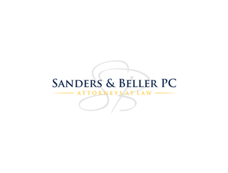 Sanders & Beller PC Attorneys at Law logo design by ndaru
