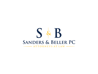 Sanders & Beller PC Attorneys at Law logo design by ndaru