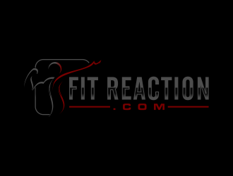 The Fit Reaction  logo design by bluevirusee