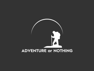 adventure or nothing logo design by Kanya