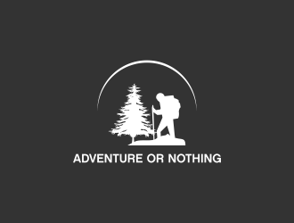 adventure or nothing logo design by Kanya